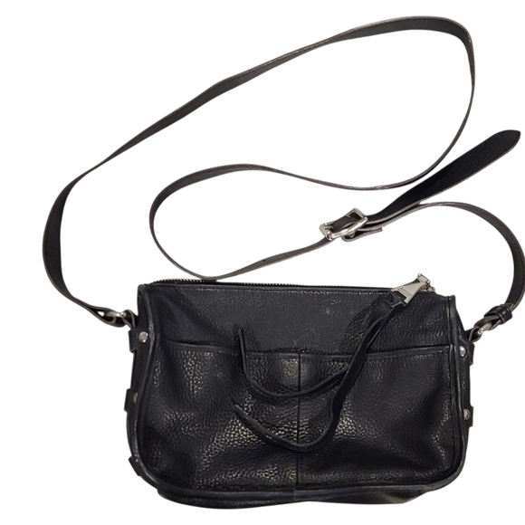 Aimee Kestenberg Muse Cargo Black Leather Crossbody - Picture 3 of 13